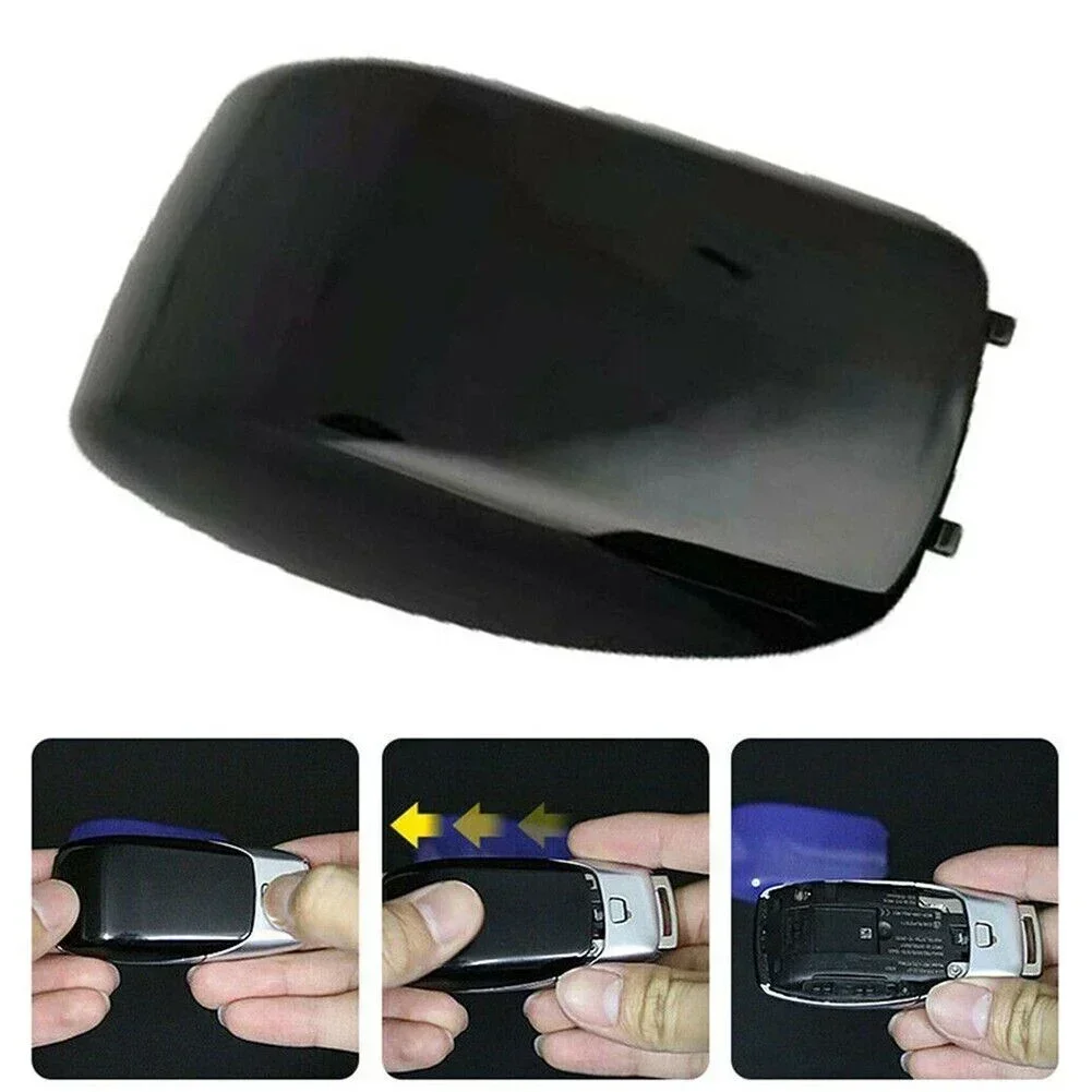 1 قطعة ماتي الأسود مفتاح ذكي غطاء القضية الغطاء الخلفي لمرسيدس بنز W202 W203 W204 W205 W210 W211 مفتاح السيارة الغطاء الخلفي