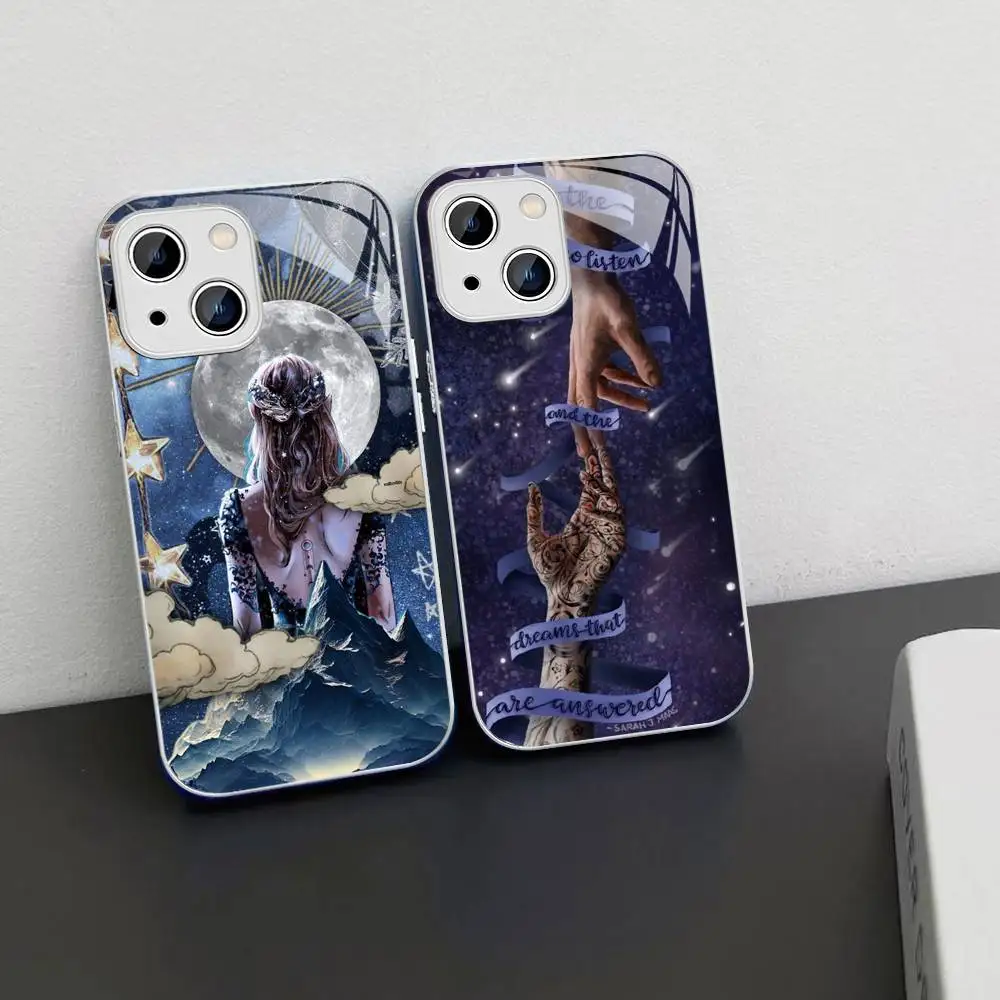 

Acotar A Court Of Mist And Fury Tempered Glass For Iphone 14 13 12 11 Pro Mini XS MAX 14Plus X XS XR Fundas