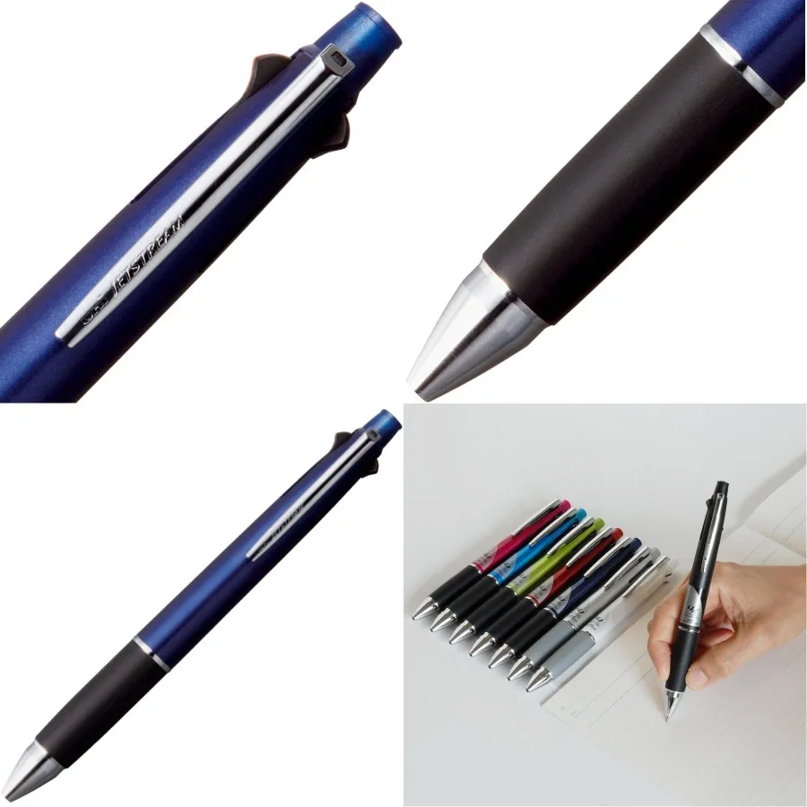 

Многофункциональная шариковая ручка 0,7 мм и набор механических карандашей 0,5 мм с красными, зелеными, синими и черными чернилами для офисной школы и Cr