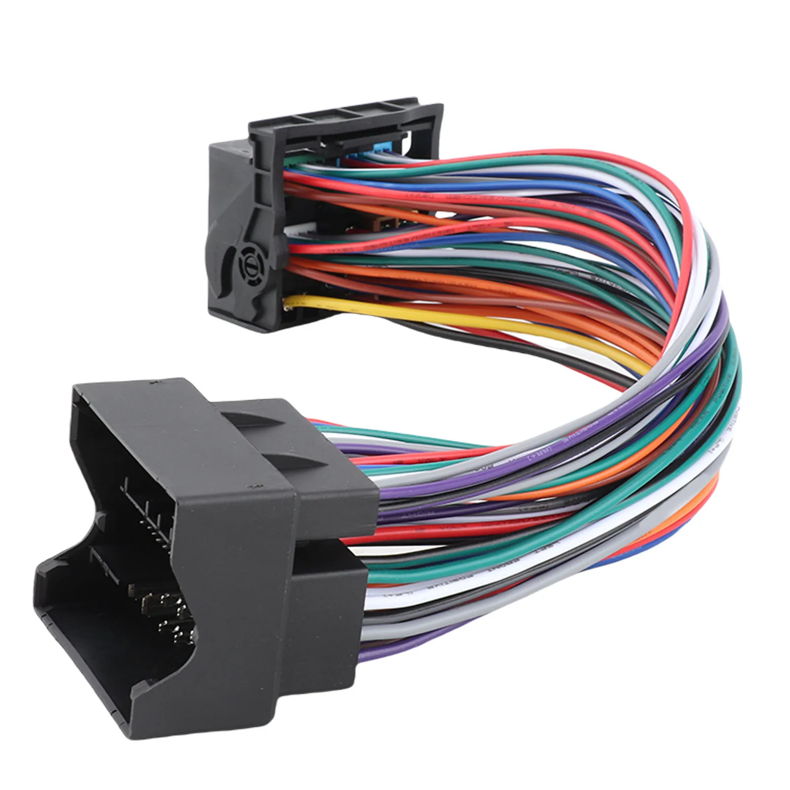Car Stereo Radio Wire Harness 23cm 52Pin MQB Extension Adapter Cable with Quadlock Connector Radio Wiring Harness for A1