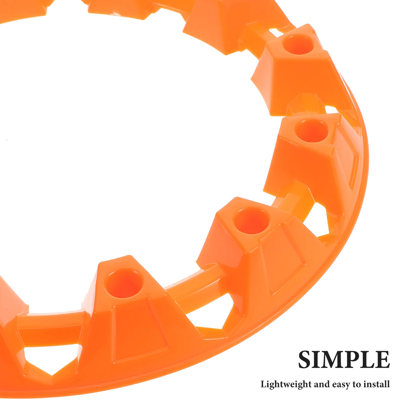 Atv حافة حامي البلاستيك غطاء محور العجلة 10 بوصة الزخرفية على الطرق الوعرة محور عجلات تعزيز للمركبات ذات الأربع عجلات #4