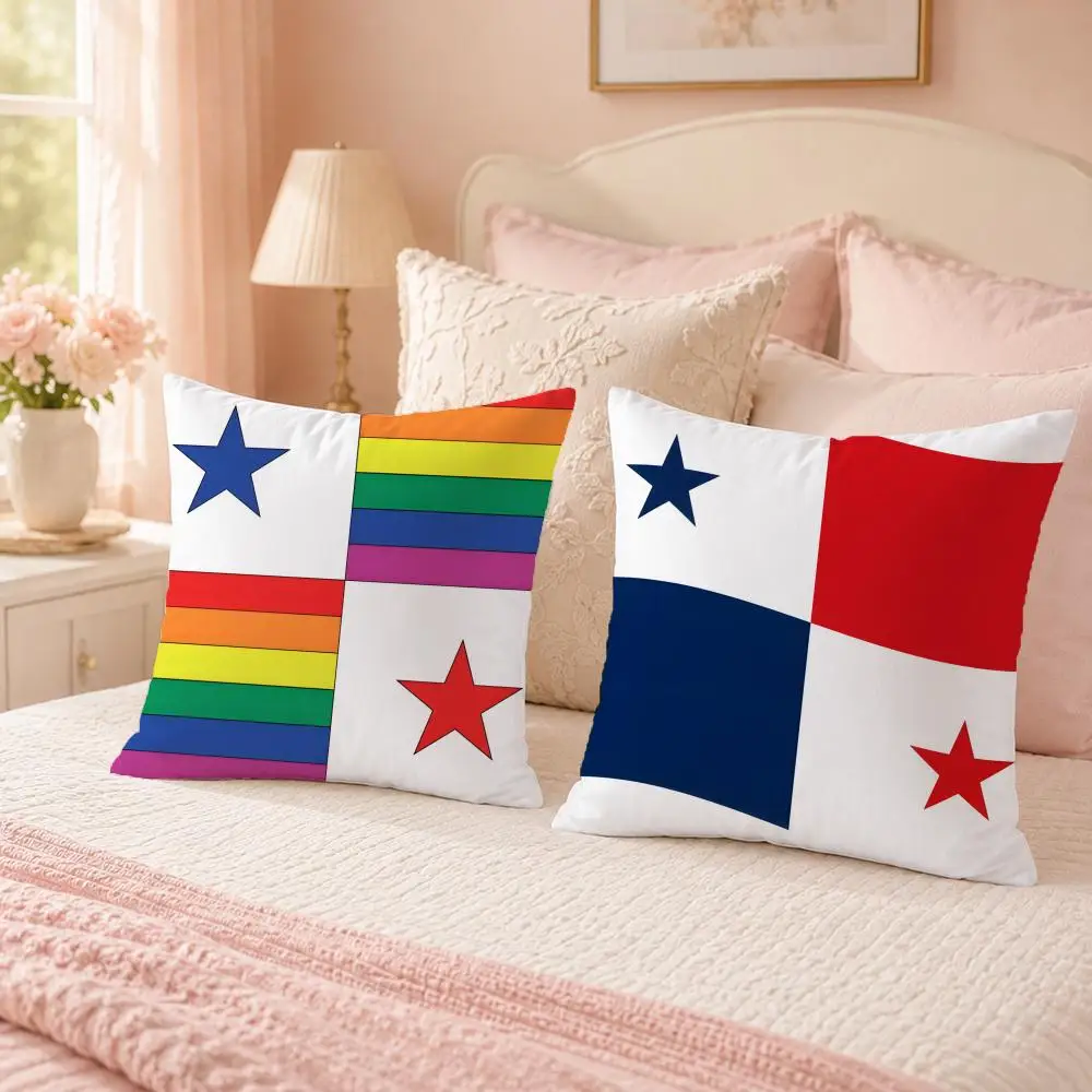 Panama Tropical Vibe Cushion Cover Custom Plush Pillow Cover Soft Cloud Comfort for Sofa Bed Couch