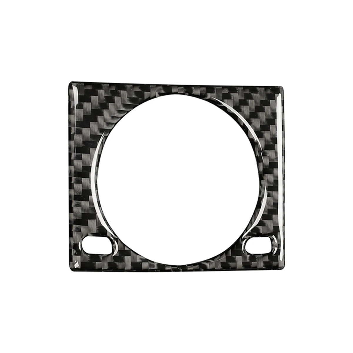 Garniture de couvercle d'horloge de console centrale, accessoires intérieurs en fibre de carbone pour Lexus IS250, IS300, IS350, 2014-2018