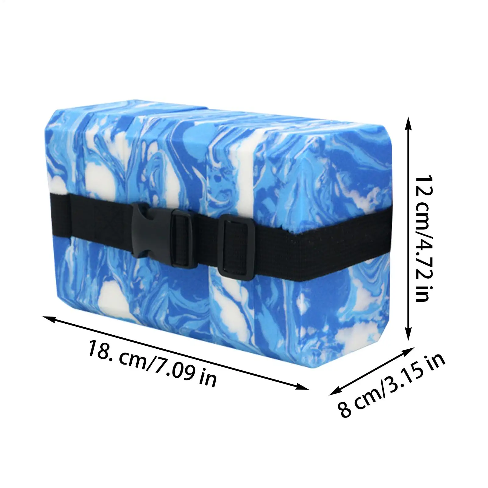 Back EVA Foam Floating Swimming Belt Beginner Learning Swimming Floating Belt Surf Protection Belt Waist Floating Floating Belt