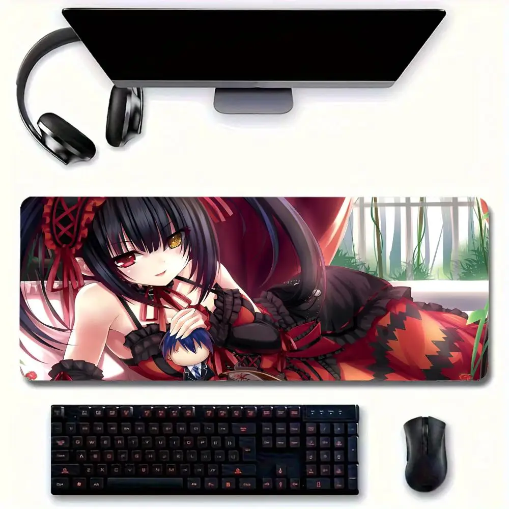 Anime D-Date A Live Tokisaki Kurumi Mouse Pad Large Mouse pad for home office Waterproof desk Mouse pad gaming Mouse pad