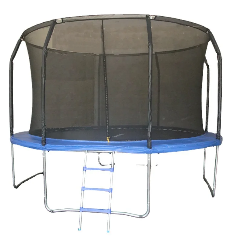 Large Indoor Trampoline with Protection Net Adult Children Jumping Bed Outdoor Trampolines Exercise Bed Fitness Equipment