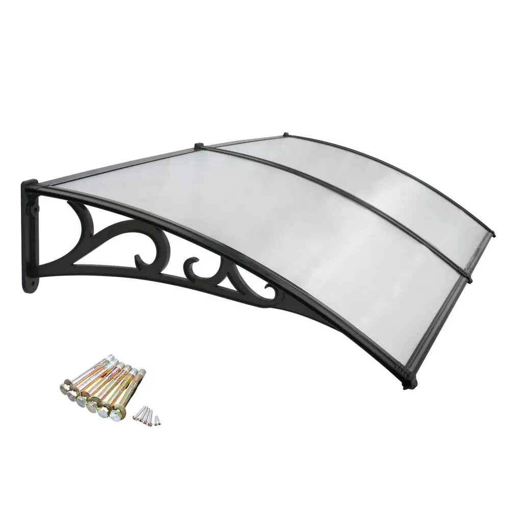 Seamless Awning Clear Door Window Outdoor House Decor Shelter from Rain Decor