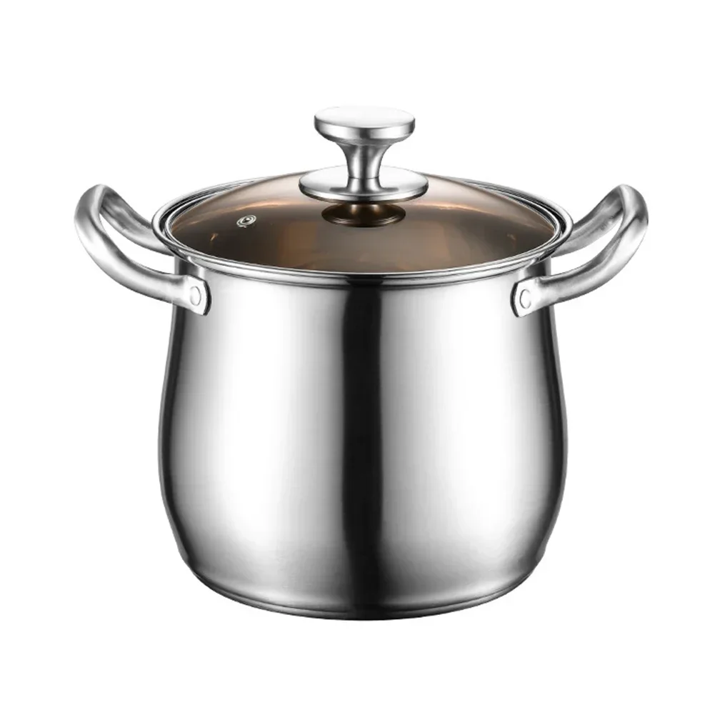 Unlock New Culinary Possibilities with this Extra Large Capacity 304 Stainless Steel Stockpot for Steaming and Cooking