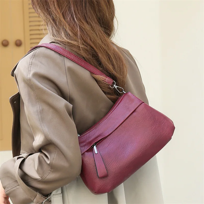 

New Women's Bag Fashion Crossbody Bag Trend Large Capacity Bag Women's High-end Sense Versatile Single Shoulder Armpit Bag
