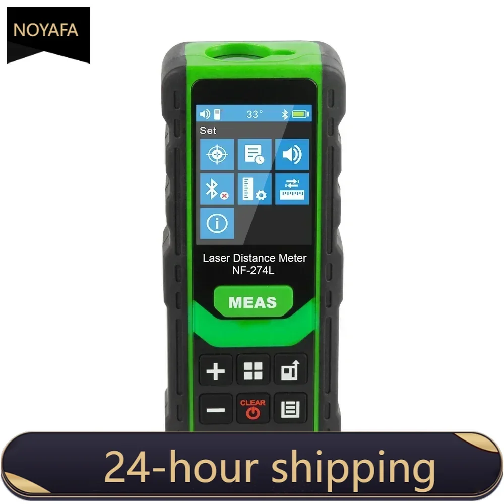 Noyafa NF-274L Green Laser Distance Meter 60M 100M Rangefinder Laser Tape Range Finder Measure Electronic Level Test Tool