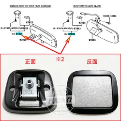 For Toyota Land Cruiser 4500 4700 LC100 Front Windshield Glass Interior Rearview Mirror Base Rearview Mirror Fixed Base