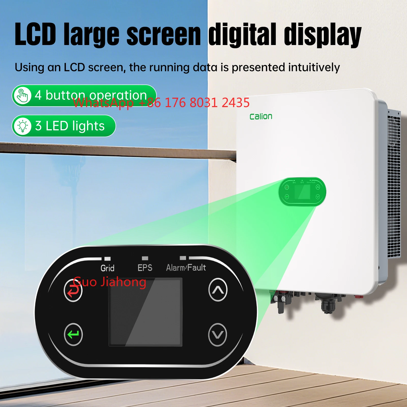 

IP66 Single Phase 8kw 10kw Three Phase Solar Power Inverter 600V Off-Grid /OnG-rid Solar Inverter 16A Large Current with 2 MPPT