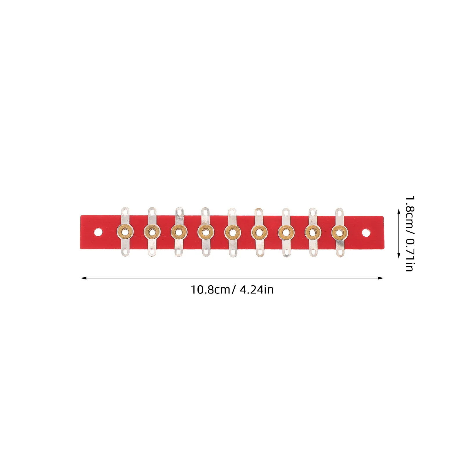 9 Circuits 9 Positions Terminal Strip Insulated Jumper Block High Temperature Resistant for Hifi Amplifier Audio Wiring