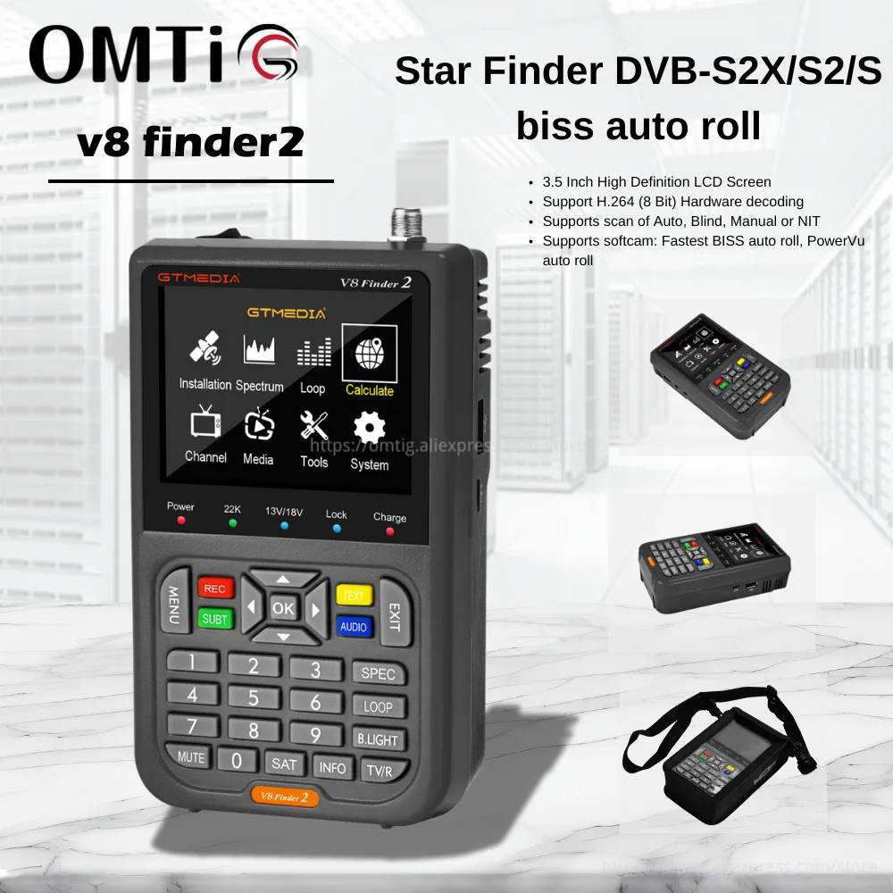 GTMEDIA V8 Finder2 Satellite Finder Meter DVB-S2X 1080P gtmedia v8 finder 2 Better SATLINK WS-6906 6916 ST-5150 ws-6933