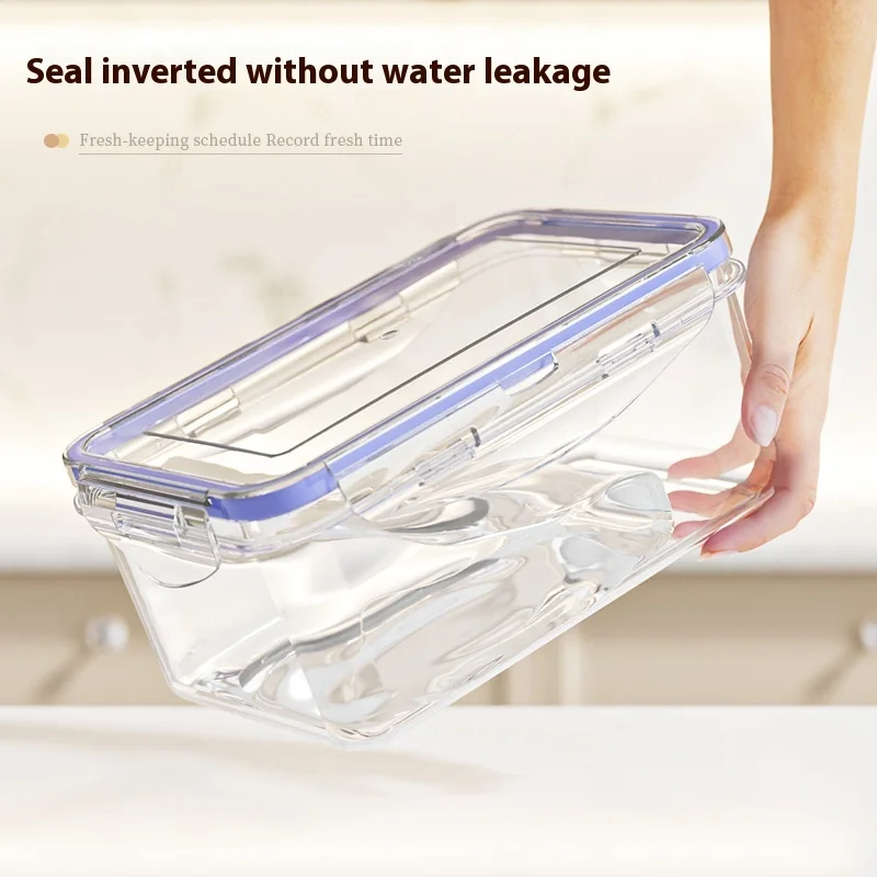 Caixa de manutenção fresca para geladeira de qualidade alimentar, forno de micro-ondas aquecido, retangular, frutas, vegetais, congelamento de carne, caixa selada