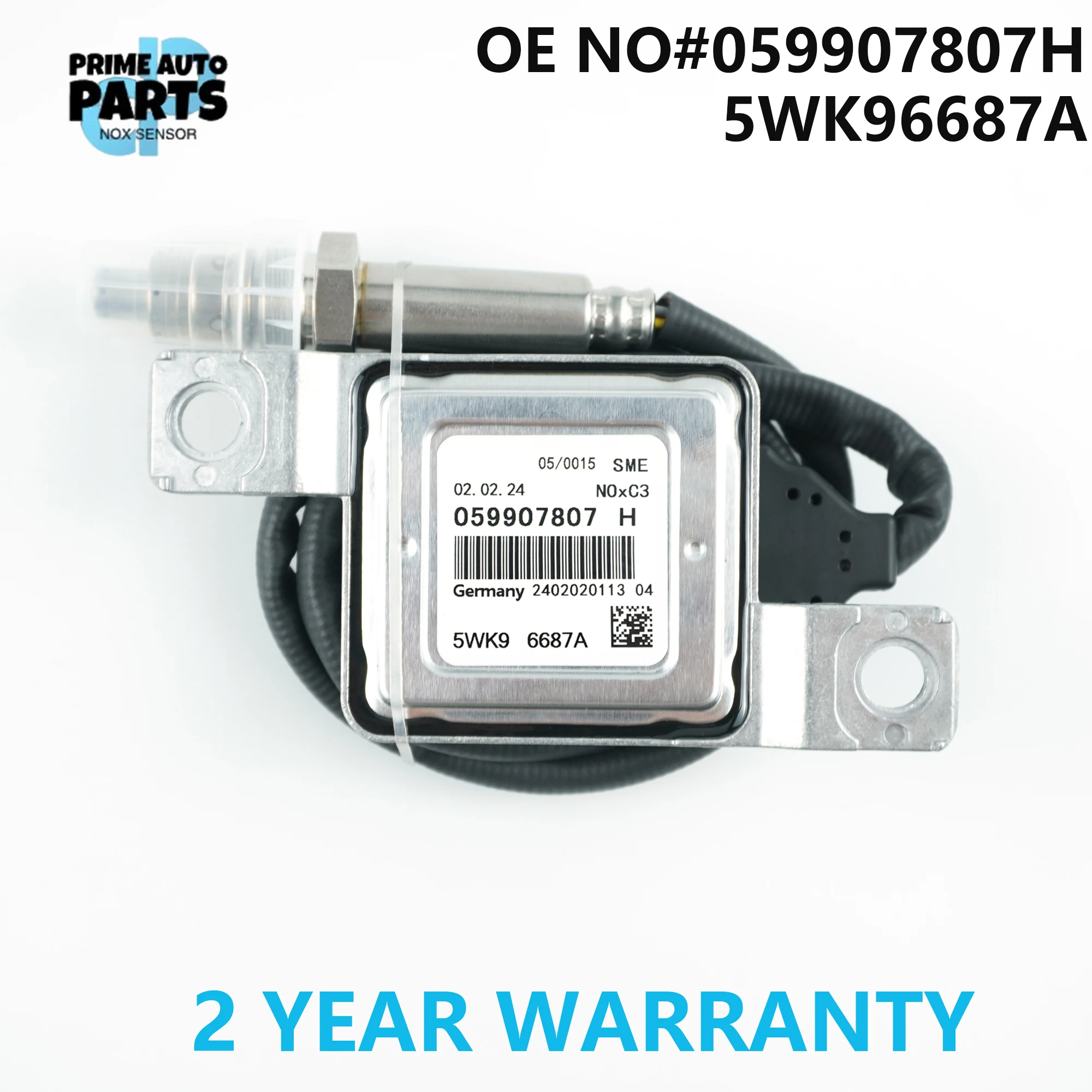 

Датчик оксида азота 059907807H 5WK9 6687A для VW Touareg TDI Audi Q7 2009-14, датчик NOx 059907807H 5WK96687A