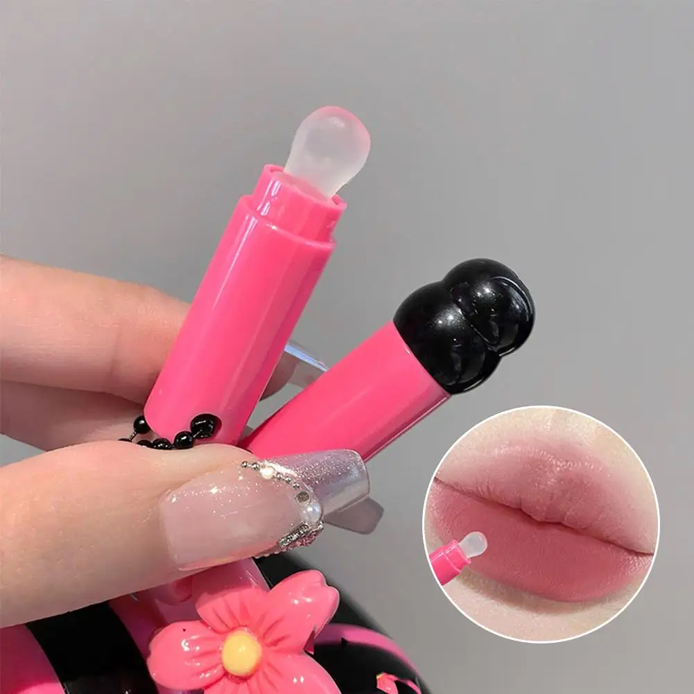 Balsamo per labbra a doppio effetto Smalto per labbra opaco e lucido Smalto per labbra in gelatina a doppio strato Umidità idratante Perfetto per stratificazione Z9U2