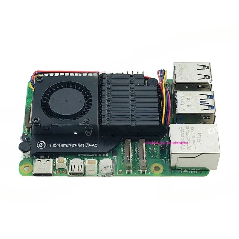 

Алюминиевый радиатор Raspberry Pi 5 ШИМ турбовентилятор