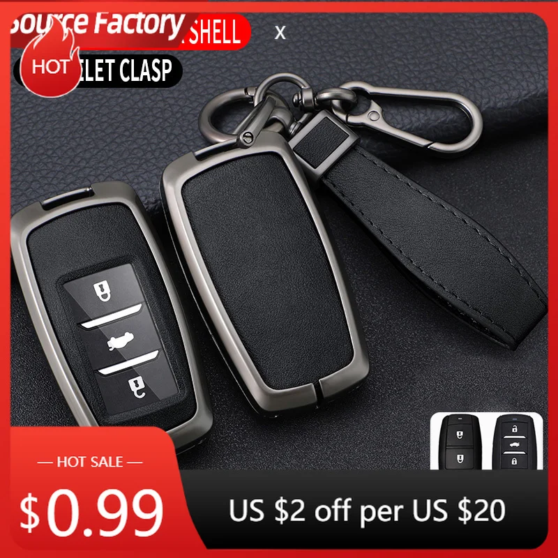 

Автомобильные наклейки, автомобильный кожаный чехол для ключей из цинкового сплава, держатель для Vinfast, откидной/складный ключ, аксессуары