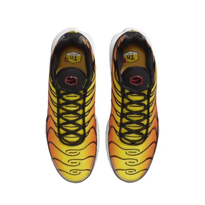 Nike Air Max Plus TN Versatile Fashion Men Running Shoes Cushioning Casual Sneakers Orange Black HF0552-001