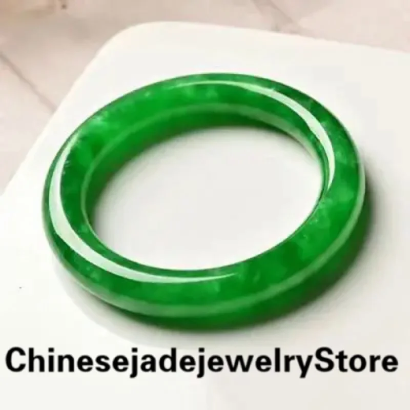 

Send Certificate Burma Jade Bangle Women Emerald Bracelet Genuine Natural Jadeite Jewelry Myanmar Certified Jades Stone Bangles