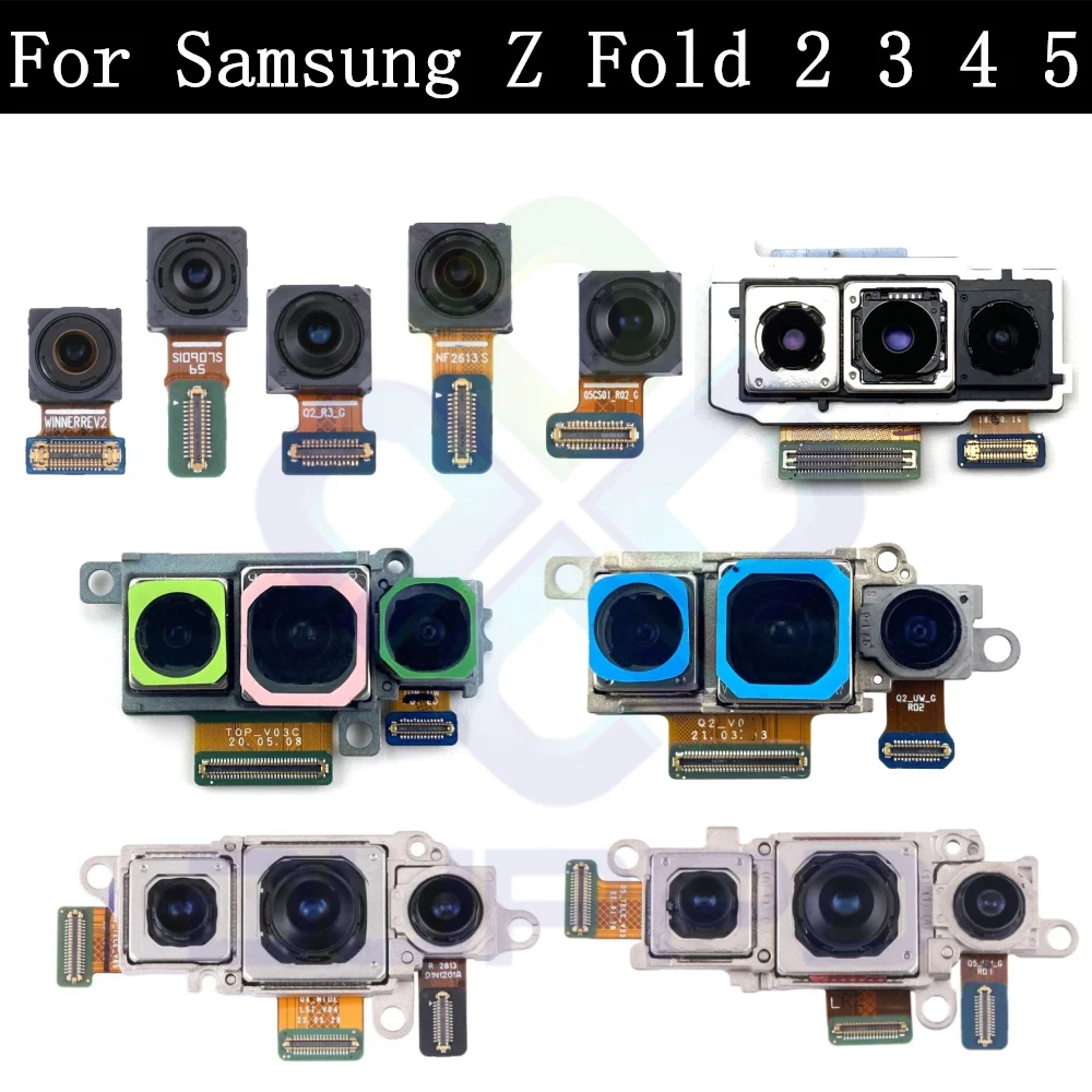 

Rear Camera Module Flex Cable For Samsung Galaxy Z Fold2 Fold3 Fold4 Fold 5 Fold 5G Front Selfie Back Camera Lens Parts