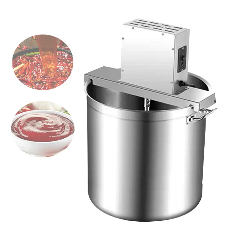 Hot Pot Bottom Material Stir Fry Machine Commercial Automatic Mixer Paste Side Jelly Machine Rice Paste Sauce Mixer