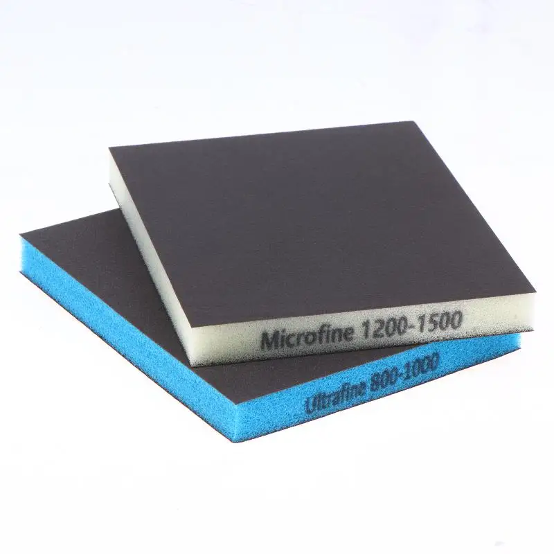 NEW 8Pcs Double Sided Sponge Sanding Pads Portable Car Furniture Polishing Assorted Grits 120 To 1500 view 6