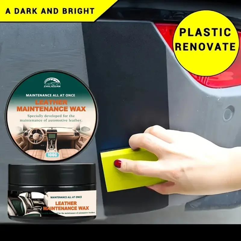 

ZHILIGUAN Crystal Clear Средство для ремонта автомобильного пластика — восковая полировка для обновления салона и панели автомобиля