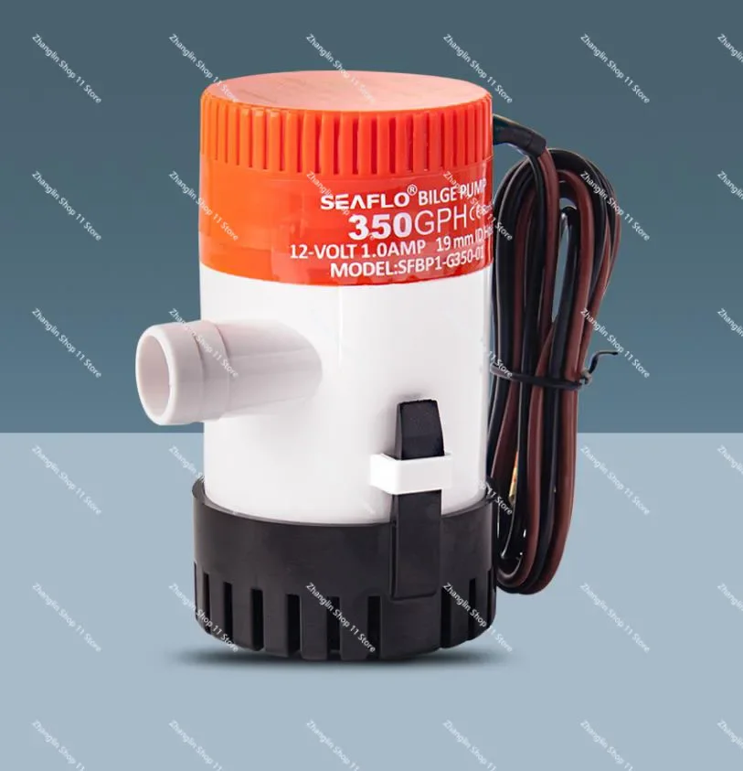 3700/4700GPH 12/24V Submersible Marine Pump Boat Bilge Water Pump With Float Switch For Marine RV Campers Yacht Drainage