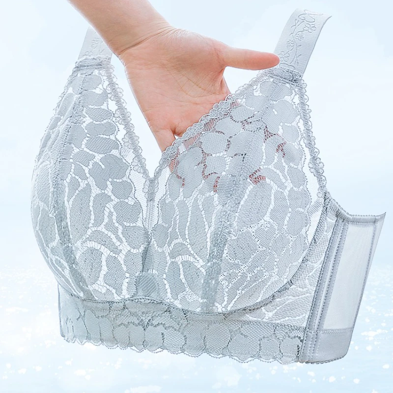 

Ультратонкая хрустальная чашка 34-52EFG, 150 кг, полный конвертер, противопровисающее беспроводное нижнее белье больших размеров с большой грудью, корректирующее белье, минимизирующее нижнее белье