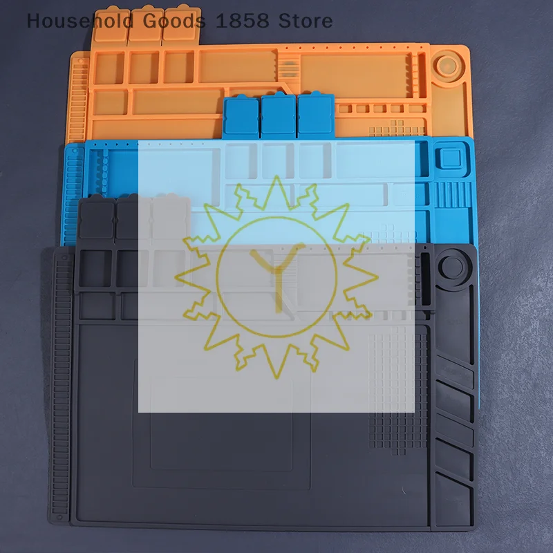 Silicone Soldering Pad Desk Platform Mat For Welding Station Iron Phone PC Repair Magnetic Heat Insulation
