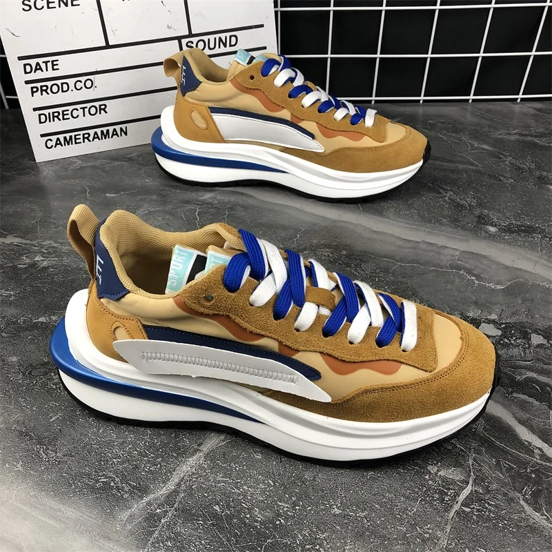 

New 2025 Men's Running oes Casual Comfortable Leather Me Upaded Version Faionable Sport oes for Autumn Season