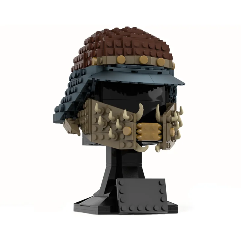 598pcs MOC Lando Calrissian Skiff Guard Helmet Star Battle Model Building Blocks Room Decor, Home Decor For Kids Christmas Gift