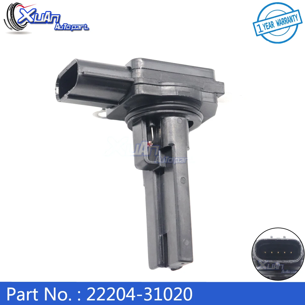 XUAN MAF MASS AIR FLOW METER SENSOR 22204-31020 For Toyota Avalon Camry Corolla Highlander Matrix RAV4 Sienna For Lexus ES350