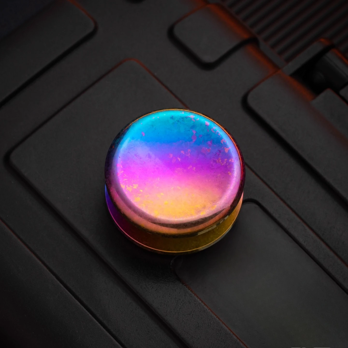 ELEEDC إيفا قفل تململ سبينر تعديل المعادن الميكانيكية الملحقات EDC لعبة الضغط #4