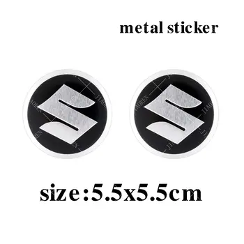 Kovové samolepky na motocykl Suzuki s logem, emblémem a písmenem Gsxr 750 1000 650 Swift V Stron Gsx Dr Gs Gw250 10 nejlepší prodej Samolepky na Suzuki Swift - №3