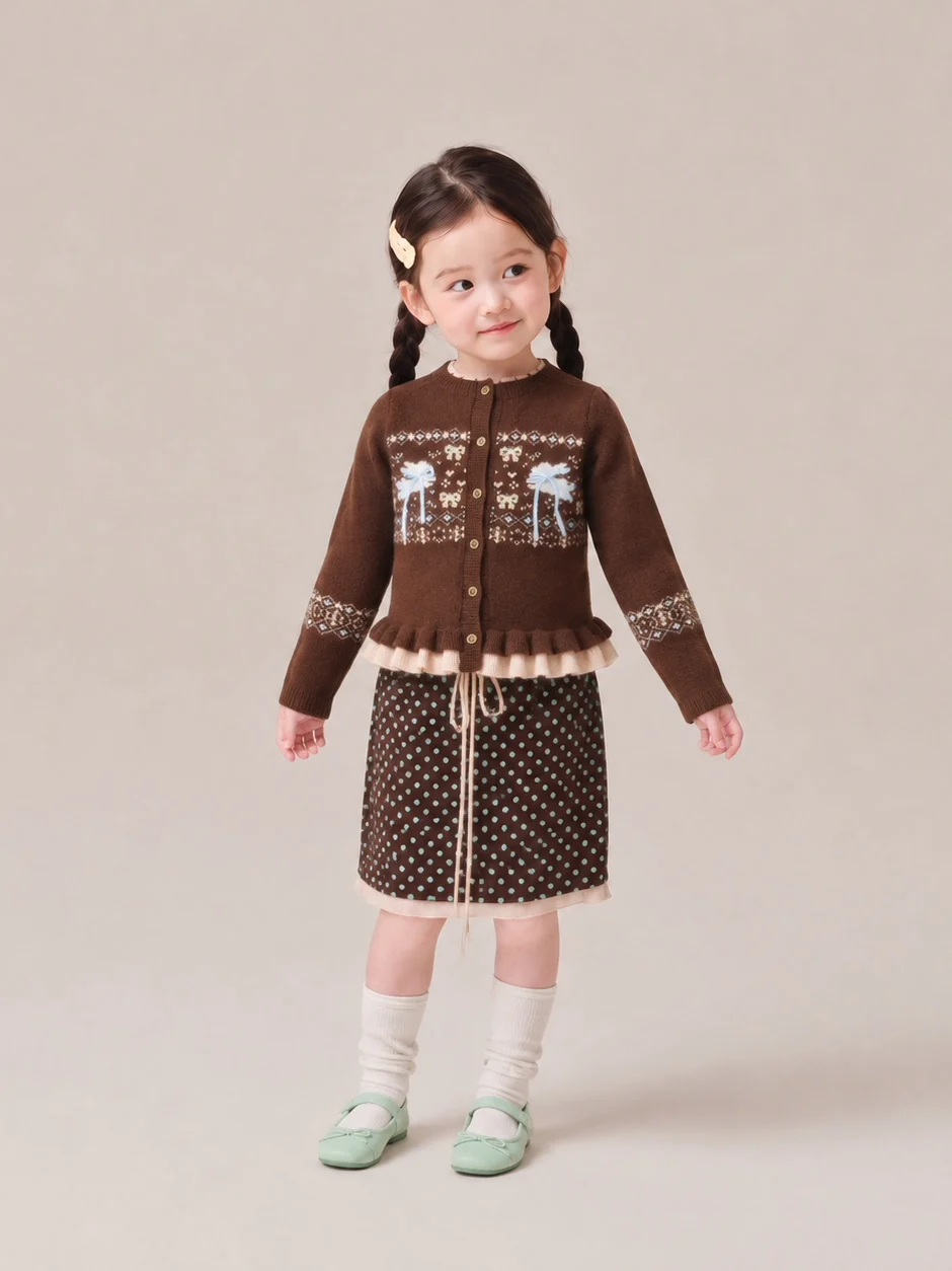 girls-knitted-sweater-and-polka-dot-skirt-set-vintage-style-fair-isle-rabbit-pattern-knitwear-baby-girl-spring-autumn-outfit