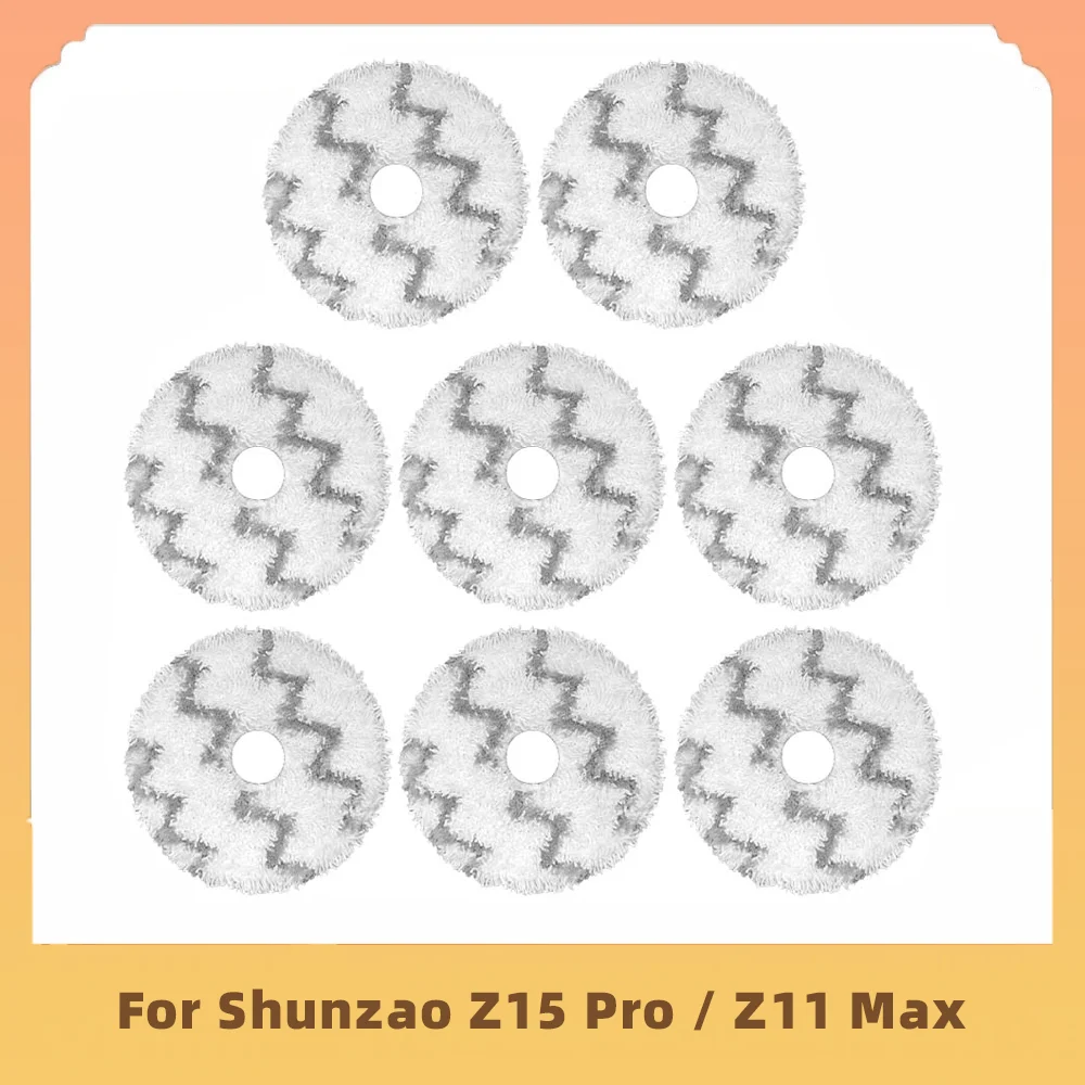 

For Shunzao Z15 Pro / Z11 Max Robot Vacuums Spare Part Replacement Accessory Osotek Mop Cloths Rag