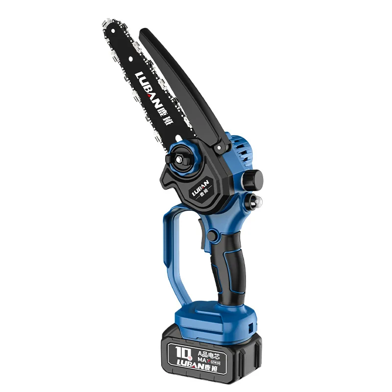 

High Power Lithium Electric Saw Portable Logging Pruning Household Electric Chainsaw Mini Saw Cross-border Wholesale