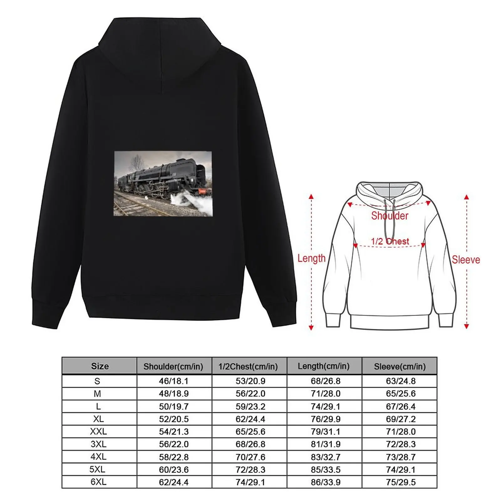 BR Standard 9F Hoodie korean autumn clothes graphic t shirts men aesthetic clothing men's sweat-shirt men's oversize hoodie