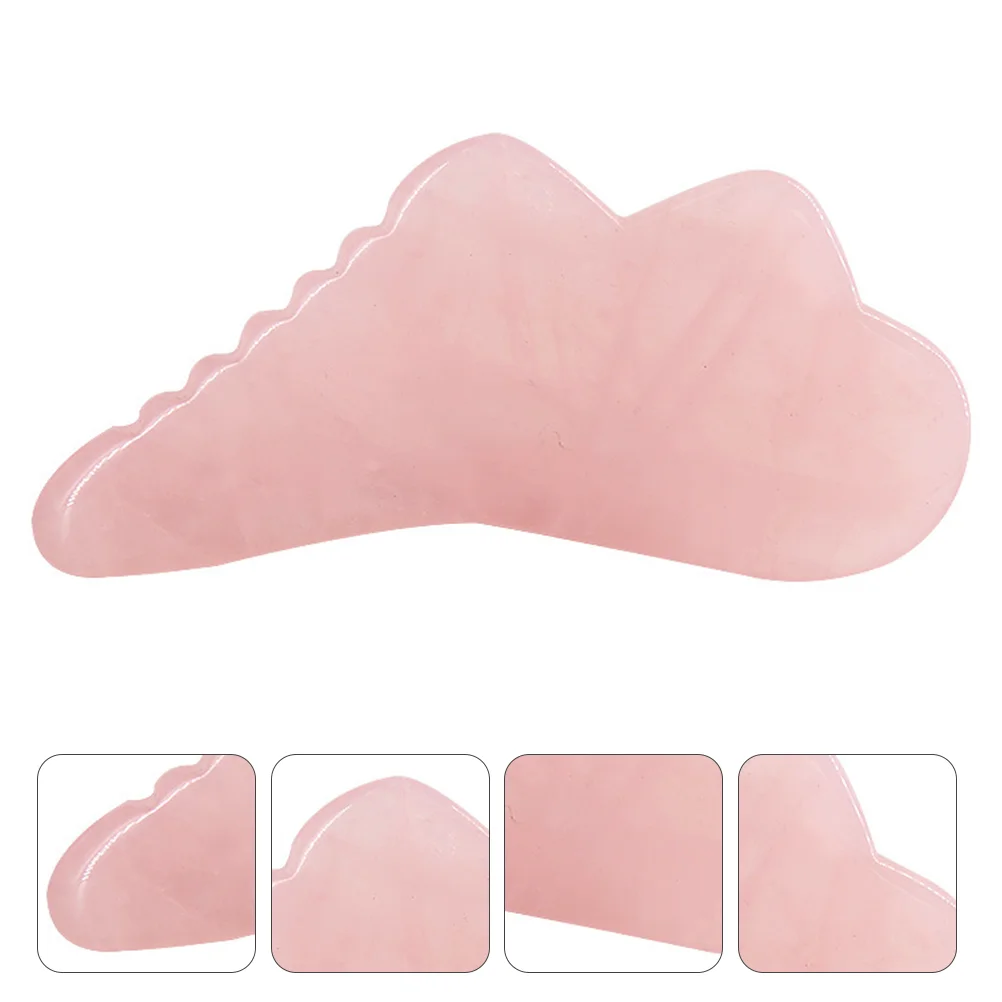 

Health Care Jade Scraping Board Tool- Guasha Massage 98x42cm Rose Quartz Plate