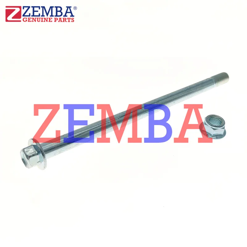 

FRONT WHEEL AXLE WITH NUT M12x205MM FOR GILERA SMASH110 AT110 AT125 AT125RT D150 202220-24 DM200 XTS50