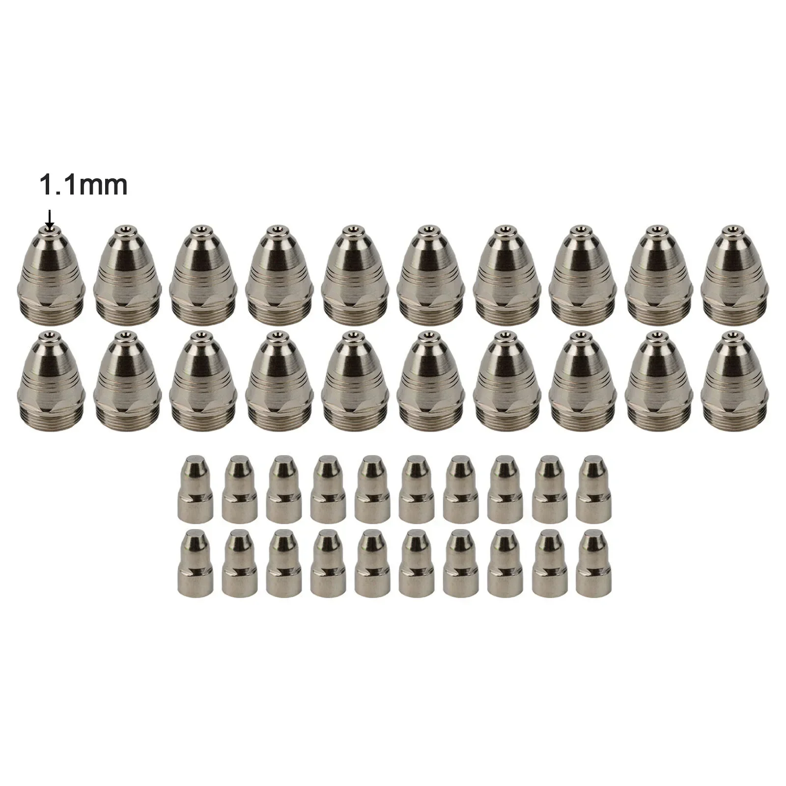 

Precision Machined 40pcs P80 Plasma Electrode Tip Nozzle 1 5mm for CUT 70 CUT 80 CUT 100 CUT 120 Plasma Cutting