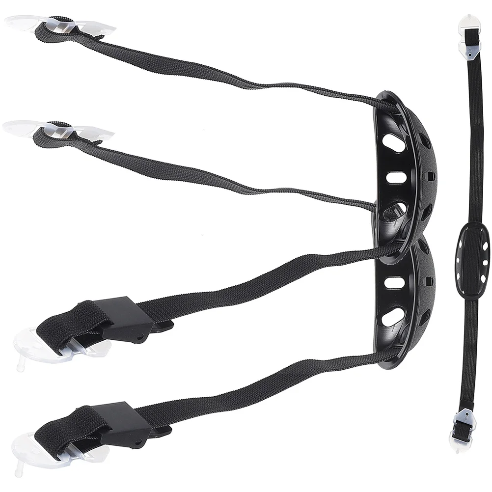 3 قطع من حزام الذقن للقبعة الآمنة، حزام عالمي قابل للتعديل للبعة الصلبة، مقاوم للاهتراء، خفيف الوزن، آمن