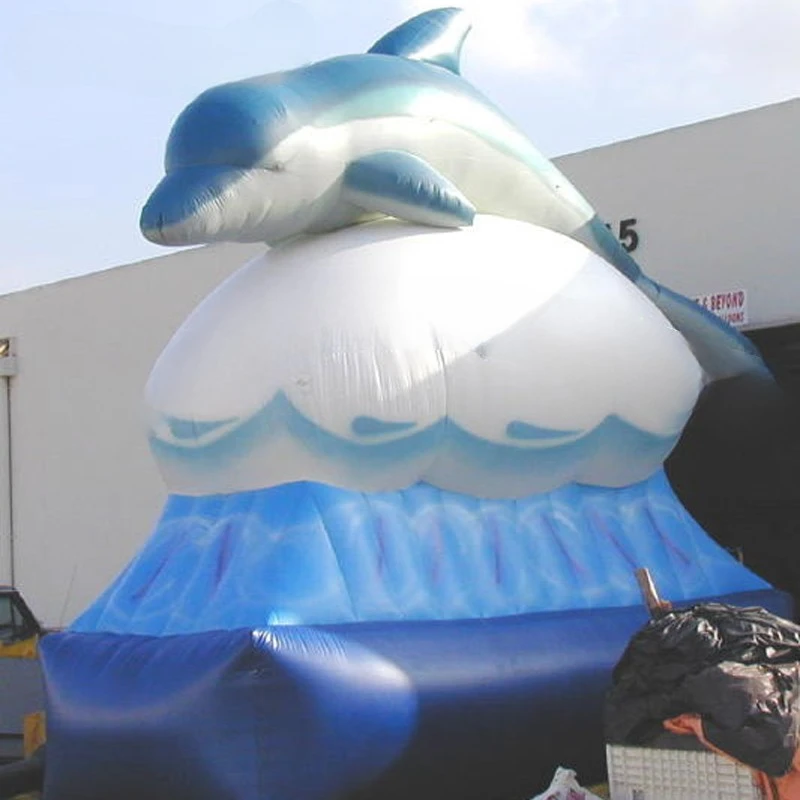 Decoration giant Outdoor Event  inflatable dolphin Inflatable marine animal For party Marine theme park customized