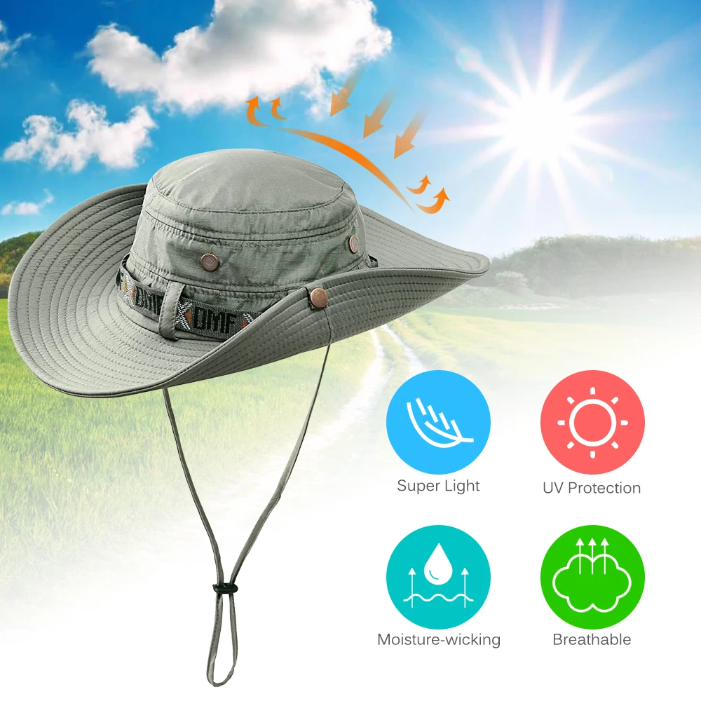 Outdoor Foldable Sun Hat Summer UV Cap Fishing Hunting Hat