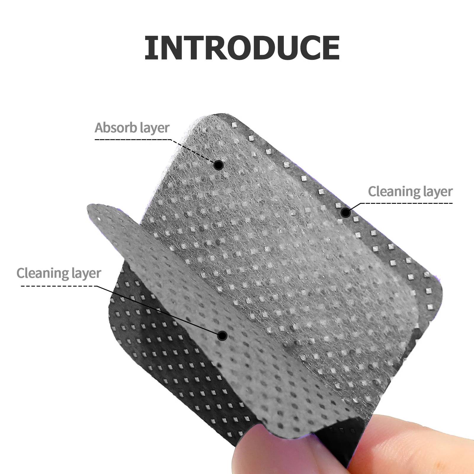 

600Pcs Nail Wipes Pads Small Size Portable Nail Polish Remover Pads Quick Use for Gel Acrylic Nails