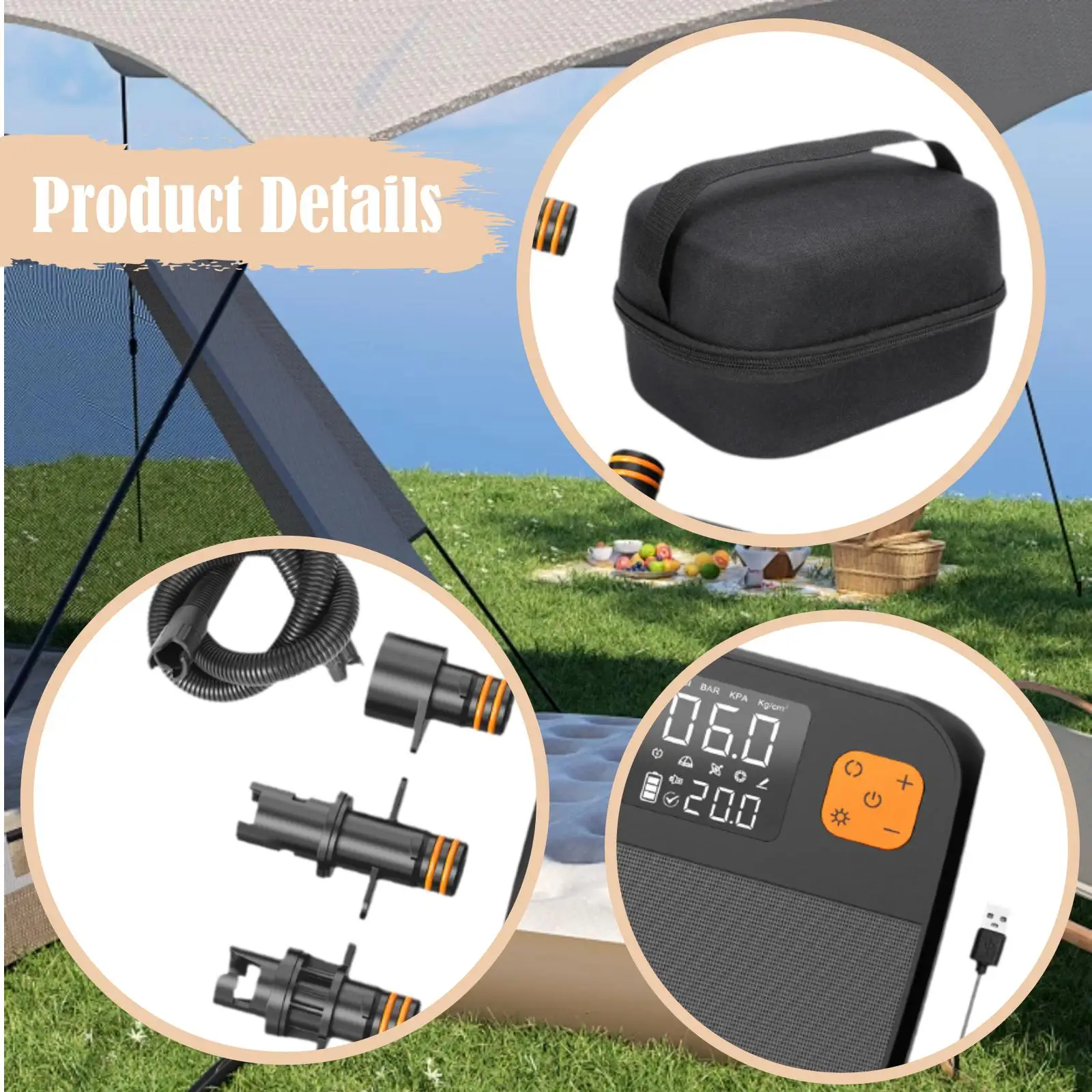 paddle-board-pump-high-pressure-multipurpose-device-quickly-inflate-with-nozzles-air-inflator-for-tent-boats-canoe-pool-kayaks