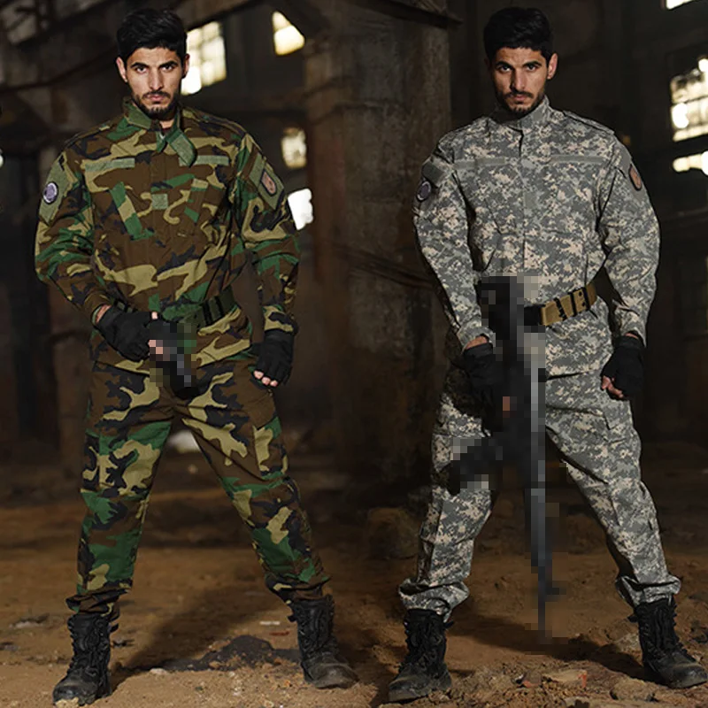 New Night Camouflage Suit ACU Python Pattern Camouflage Wear Resistant Training Suit MC/CP Camouflage Suit